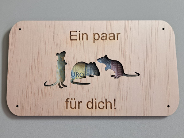 Geldkarte Ein Paar Mäuse für Dich