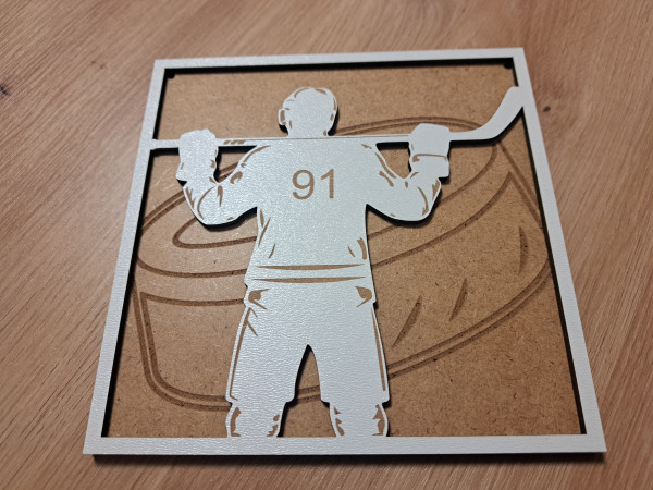 Eishokey Spieler Wandbild