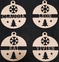 Personalisierte Weihnachtskugel Personalisierte Weihnachtskugel