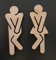 Vorschau: Toiletenschild Frau und Mann Vorschau: Toiletenschild Frau und Mann